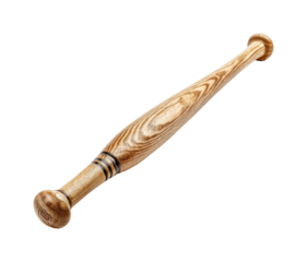 Baseball bat action scene sports field, isolated on transparent background, png