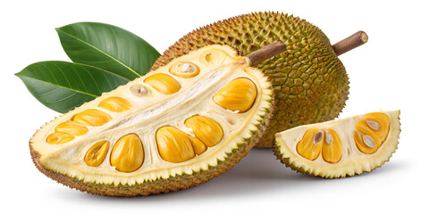 Jackfruit isolated on transparent background  