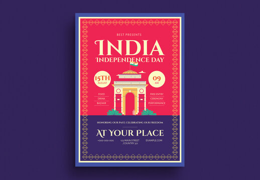 India Independence Day Flyer