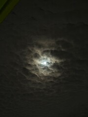 moon and clouds
