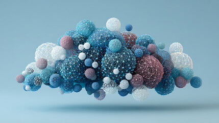 A cloud computing architecture consisting of various interconnected nodes (2)