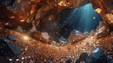 water splash in water