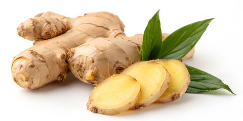 Ginger isolated on transparent background  