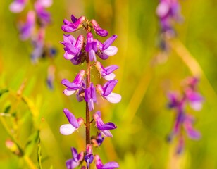 Close-up of vibrant purple wildflowers (1)
