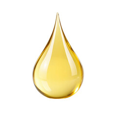 golden drop of oil isolated PNG