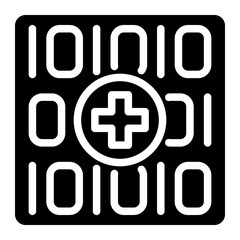 Obraz premium Digital healthcare icon. Vector illustration 