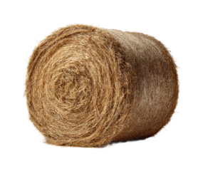 Harvesting hay bales farm field rural landscape