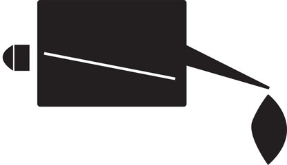 Engine Oil Kettle Icon – Mechanical Lubrication Container Vector Illustration