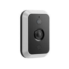Obraz premium doorbell camera shield isolated, without a background