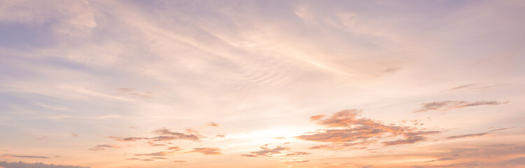 Soft Pastel Sky at Sunset