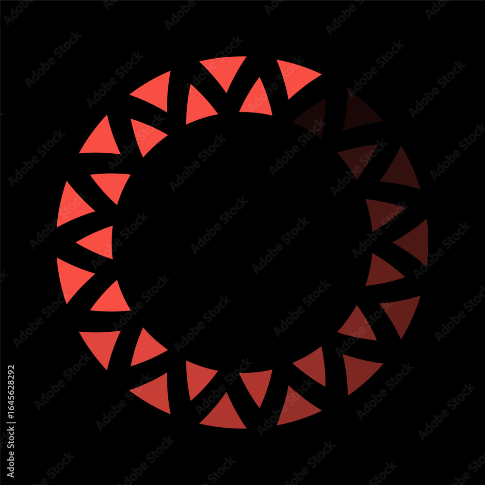 Poster colorful circle loader icon. symbol of reload, refresh, loading, recycle and repeat. interconnecting
