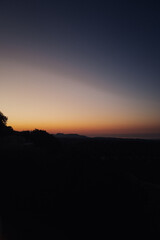 Obraz premium sunset in the mountains