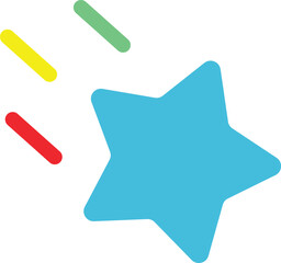 Obraz premium a sparkling star icon