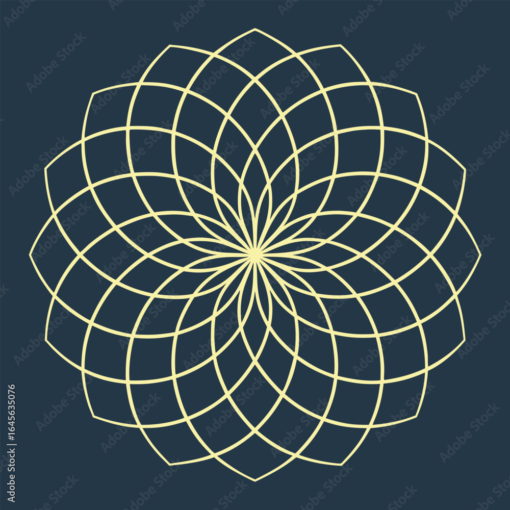 Poster line art lumenmesh elegant continuous .