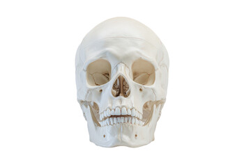 Obraz premium Human skull isolated on transparent background