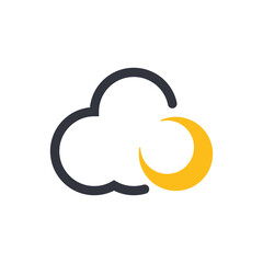 Cloud Logo Vector Icon Template Illustration