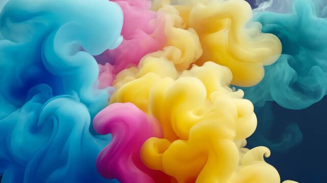 Romantic Pink Cloud Heart Pattern Illustration for Valentine's Day Wallpaper Design