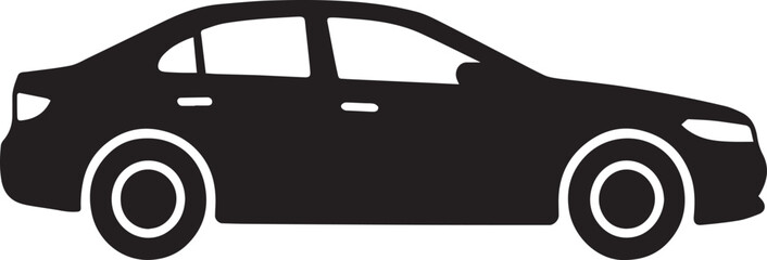 car silhouette vector