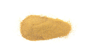 Ground fenugreek seeds, milled dry trigonella powder, spicy methi dana pounded grains