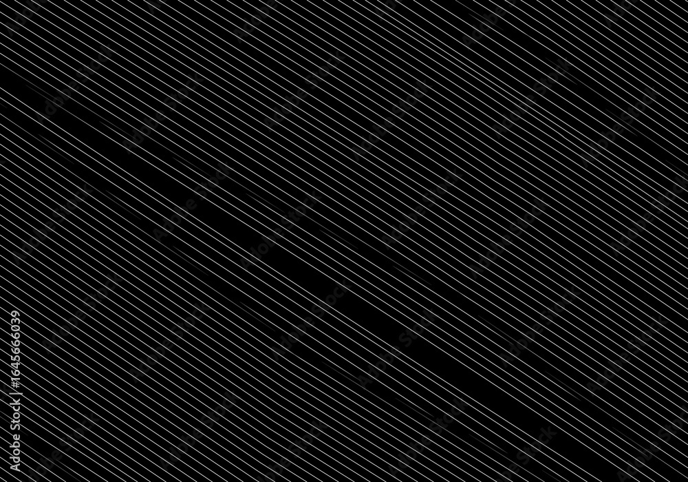 Poster Black background with white abstract line pattern. Modern abstract background.	