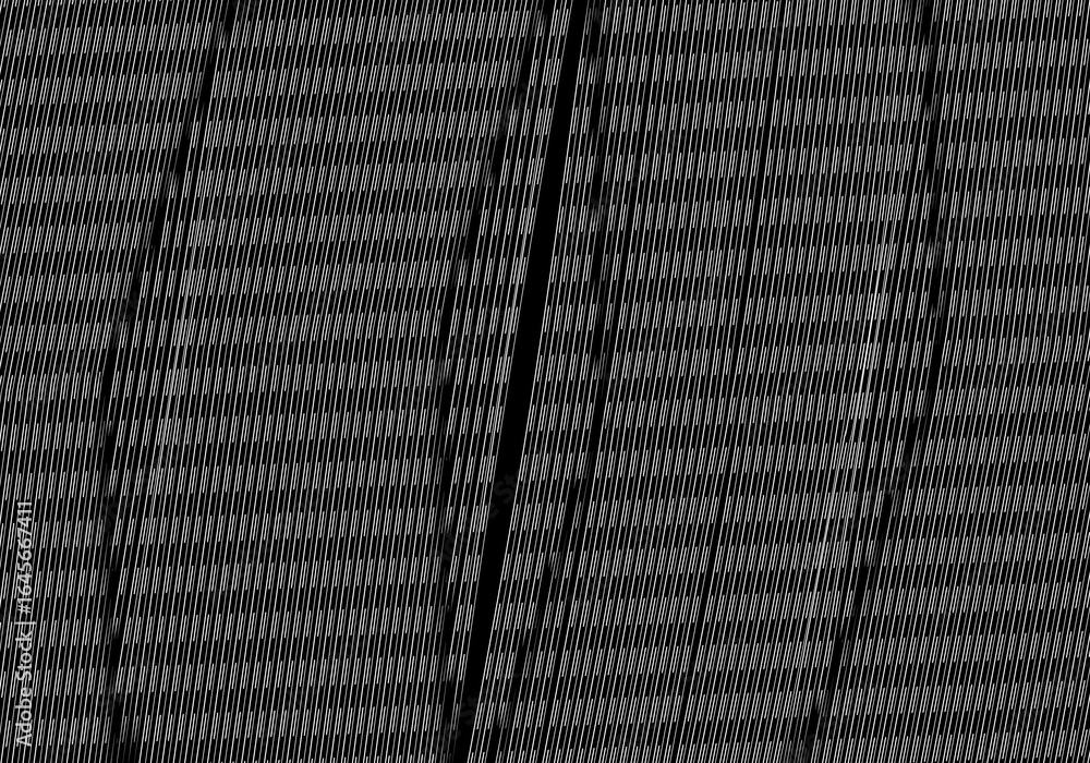 Poster black background with white abstract line pattern. modern abstract background.
