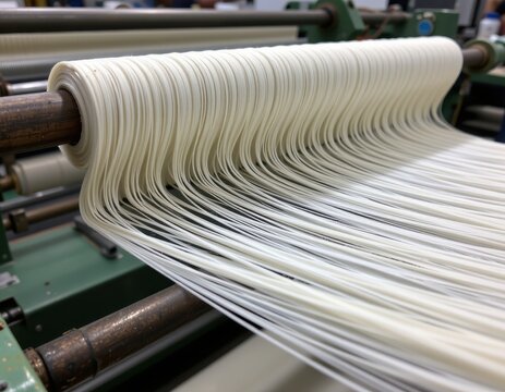 the preparation process aligns fibers parallel to each other increasing fiber to fiber friction and cohesion improving the strength and quality of spun threads for industrial use.