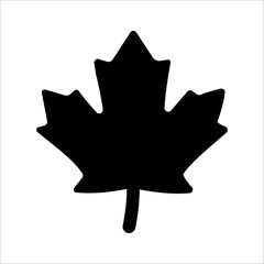 
Illustration showing a black icon of autumn attributes on a white background