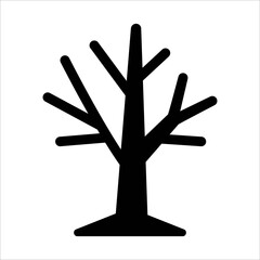 
Illustration showing a black icon of autumn attributes on a white background