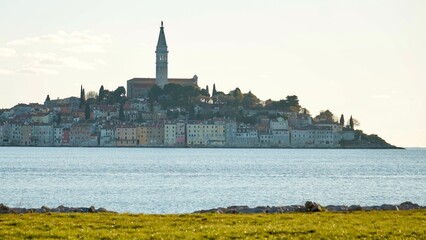 Rovinj, beautiful old town in Istria of Croatia, Europe.