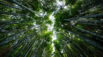 Wind bending bamboo forest to its will (2)