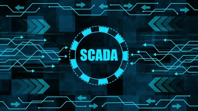 S C A D A system interface digital network data flow automation control technology abstract