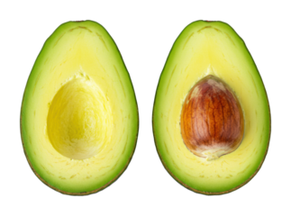Slicing avocado for culinary delights kitchen food natural light healthy eating. Cut out png