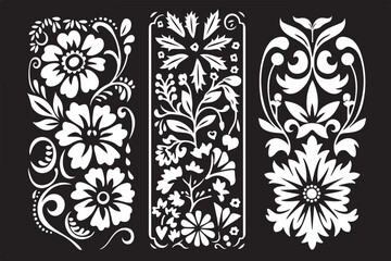 27 Ornate Floral Laser Cut Pattern Bundle