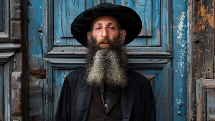 diverse traditions and attire of Jewish communities around the world from ultra-Orthodox Hasidim in traditional black garb to Sephardic Jews in colorful attire.