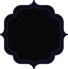 High Resolution Decorative Frame With Corners Design.