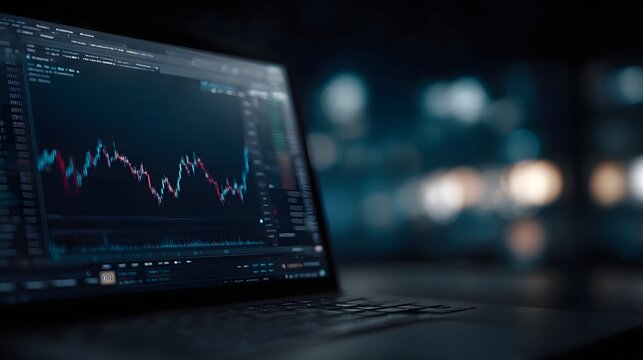 Digital finance data analytics and trading platform interface