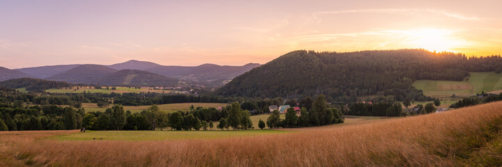mountain panorama chill landscape