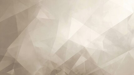 Obraz premium Abstract geometric background composed of light beige and cream angular shapes creating a soft modern textured surface suitable for design projects and digital art
