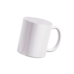 Realistic Ceramic Transparent Mug Mockup