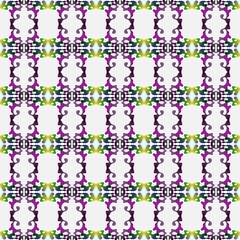 An infinitely repeating pattern featuring abstract shapes in various pastel colors on a black background. Perfect for textiles, wallpapers, digital backgrounds, and modern graphic projects.
