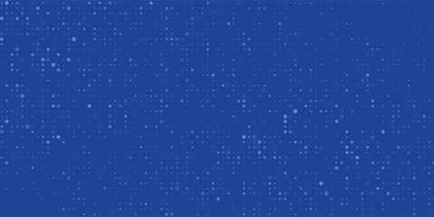 Blue Tech Finance Fintech Background Abstract Pixel Pattern. Abstract Business Tech Science Vector