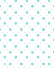 パステルミントの水彩ドットパターン
