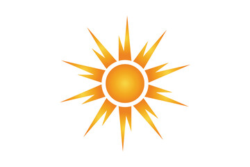 sun icon, sun vector illustration, star, sunlight icon.