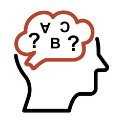 Dyslexia Mental Health Awareness Concept