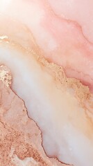 Fototapeta premium Cream Rose Soft Texture Background in Satin Style Soft, abstract pink and cream marble texture ideal for backgrounds or design projects. Cream Rose Soft Texture Background Pastel Layers