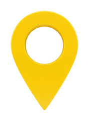 Marker icon action in urban setting digital graphics minimalist creative viewpoint. Cut out png