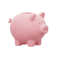 piggy bank isolated on white