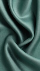 Fototapeta premium Closeup of vibrant green fabric texture, detailed textile background for design