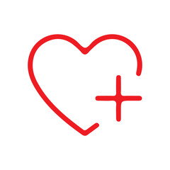 Obraz premium heart and cross