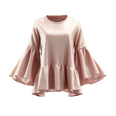 Obraz premium Bell Sleeve Top Mockup